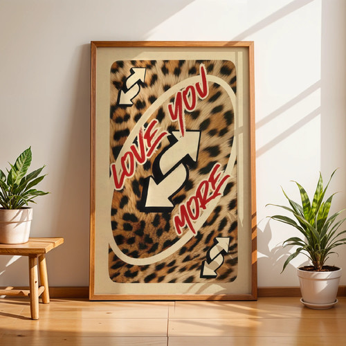 Love you more leopard - love, spot