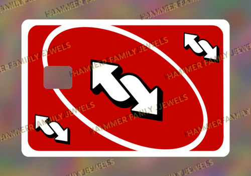 Uno reverse decalcomania per - uno,