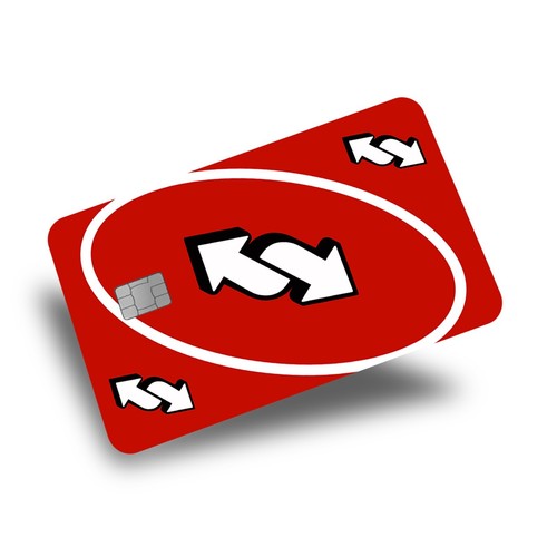 Adesivo uno reverse credit - reverse,