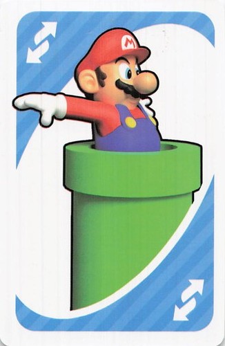 Super mario uno reverse - uno, card