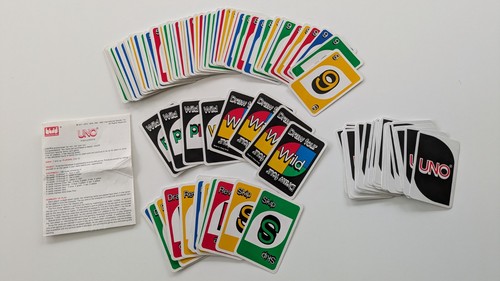 Gioco carte uno - gioco, di