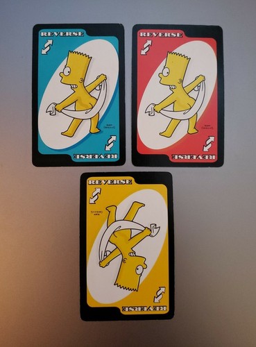 Simpsons uno 2003 yellow - uno,