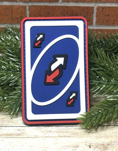 Patch carta rovesciata pvc - patch, uno